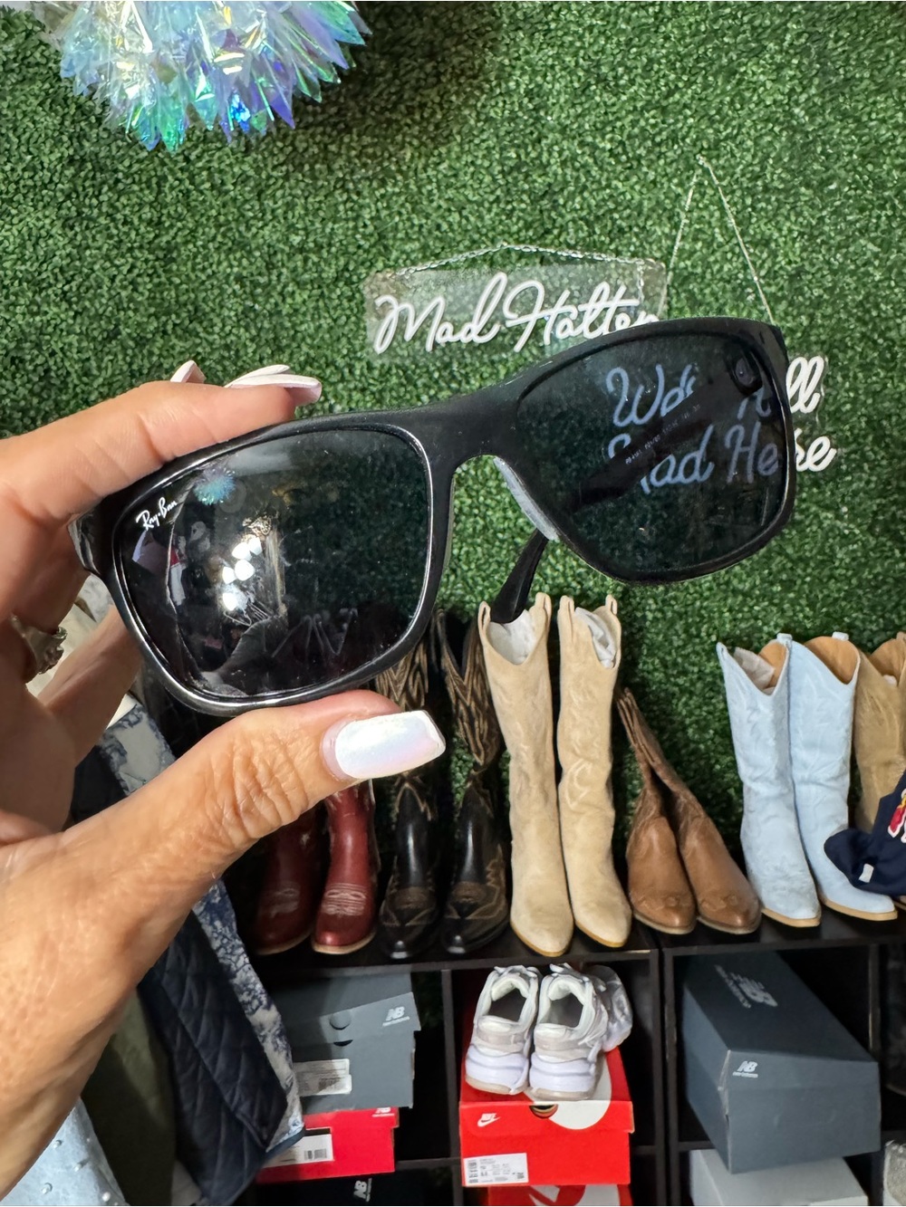 Ray-Ban Women's Brown Faux Leather Sunglasses Case